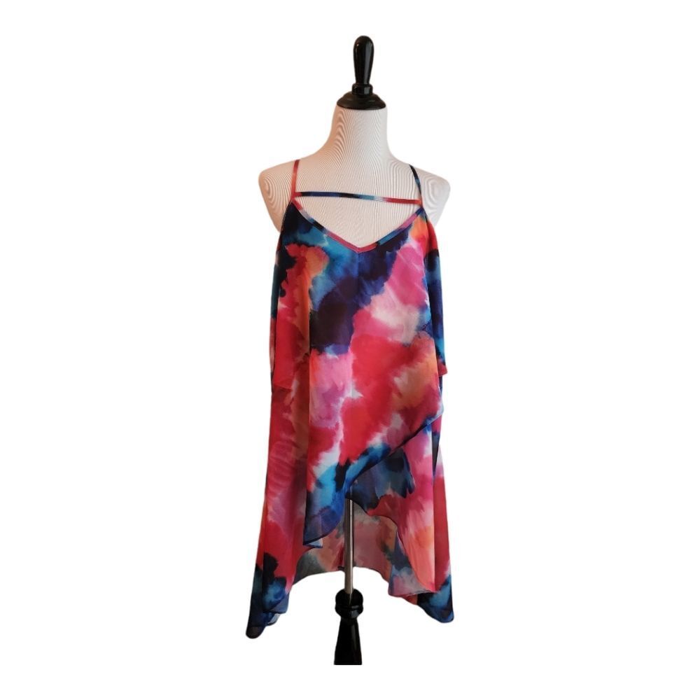 NWOT 1X Fashion to Figure Multicolor Flowy Tank Top